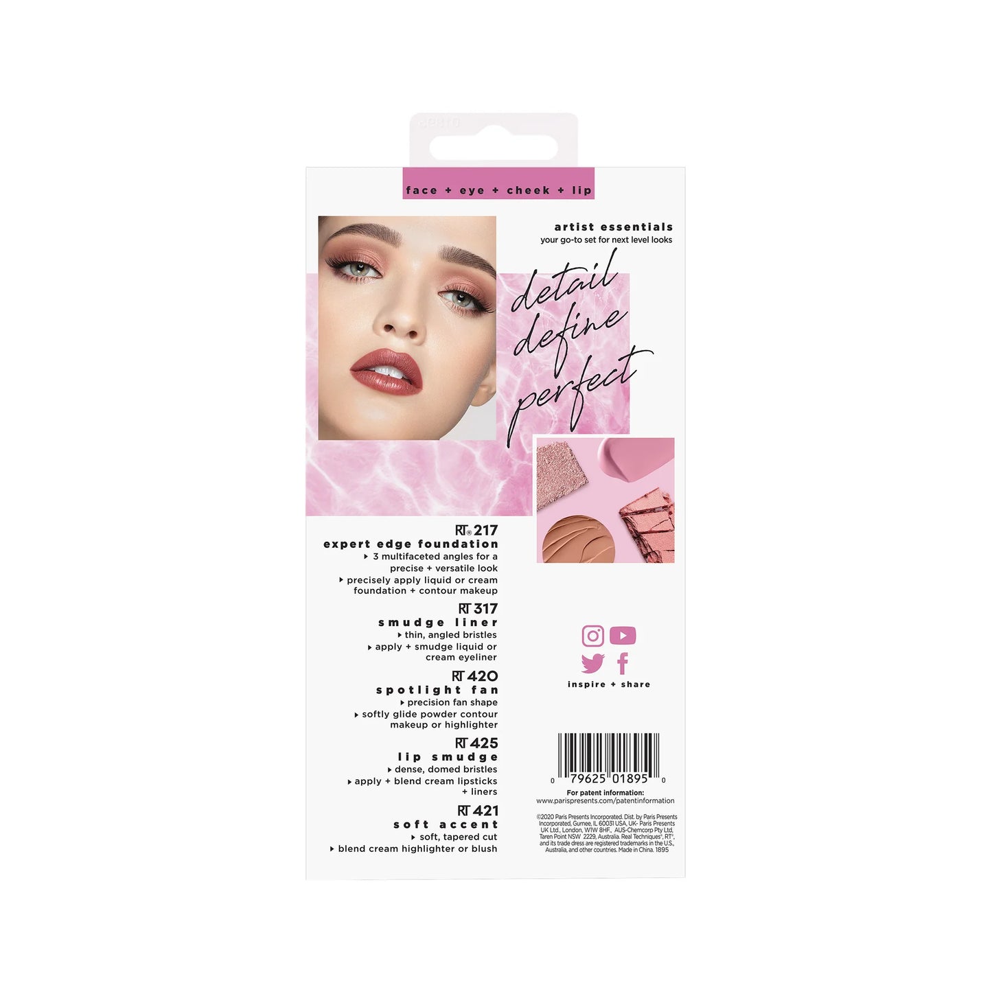 Artist Essentials Makeup Brush Set - Bajo Pedido