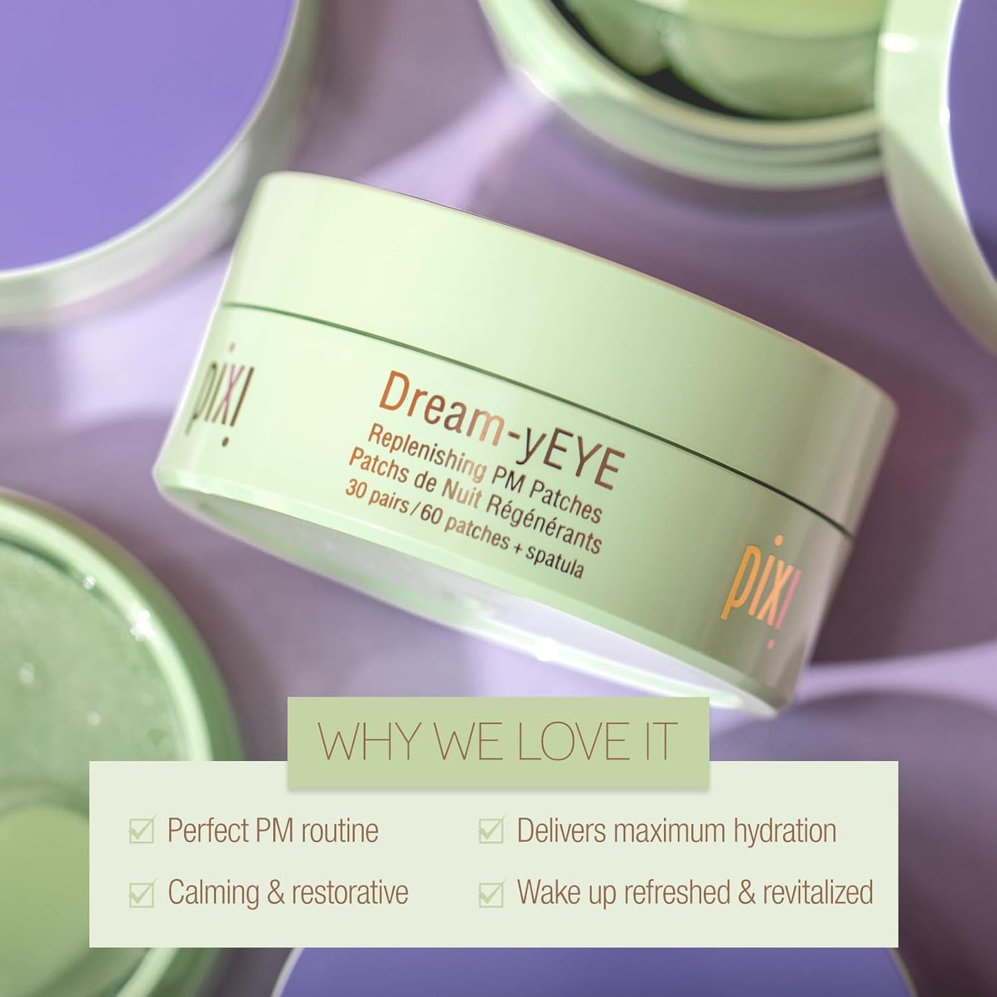 Dream-yEYE Calming and Replensihing Eye Patches with Jasmine & Vitamin A - Bajo Pedido