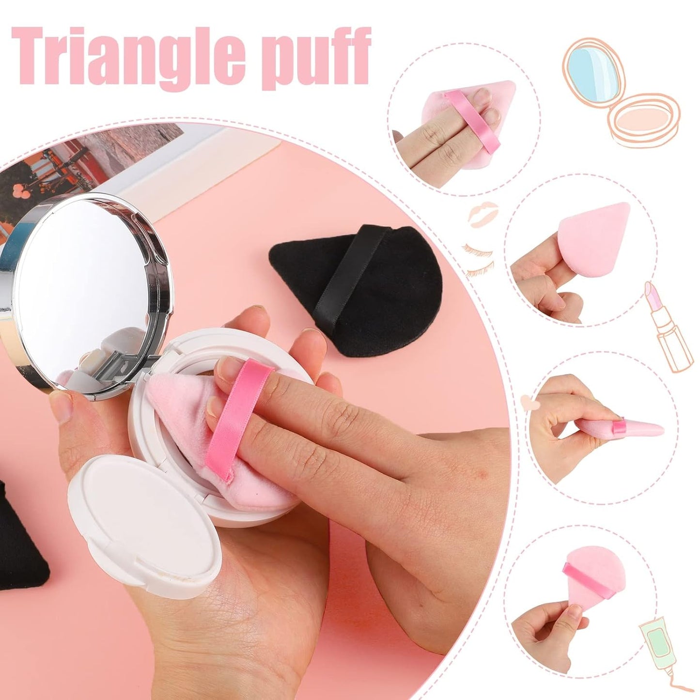 Face Triangle Makeup Puff