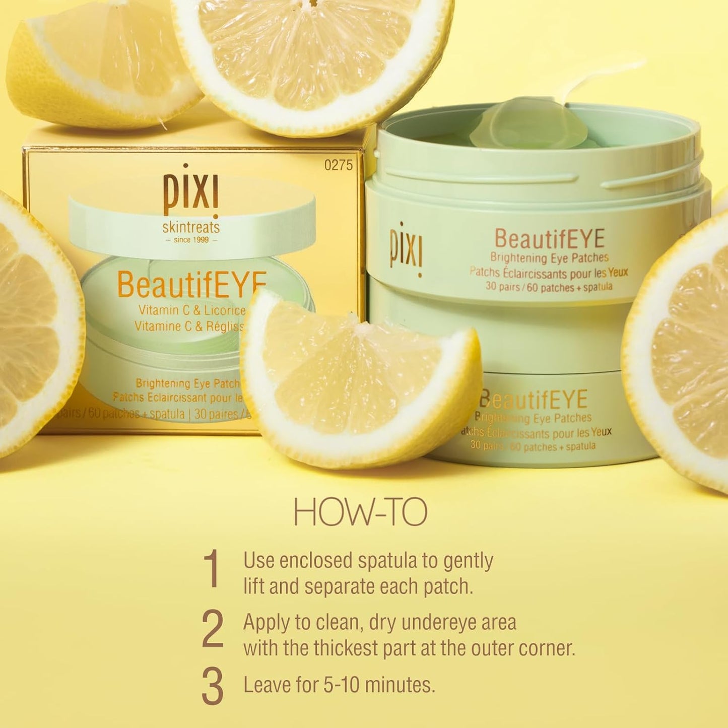 BeautifEYE Brightening Eye Patches with Vitamin C - Bajo Pedido