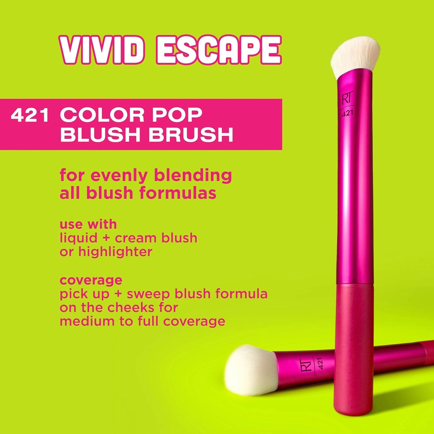 Vivid Escape Color Pop Blush Brush - Bajo Pedido