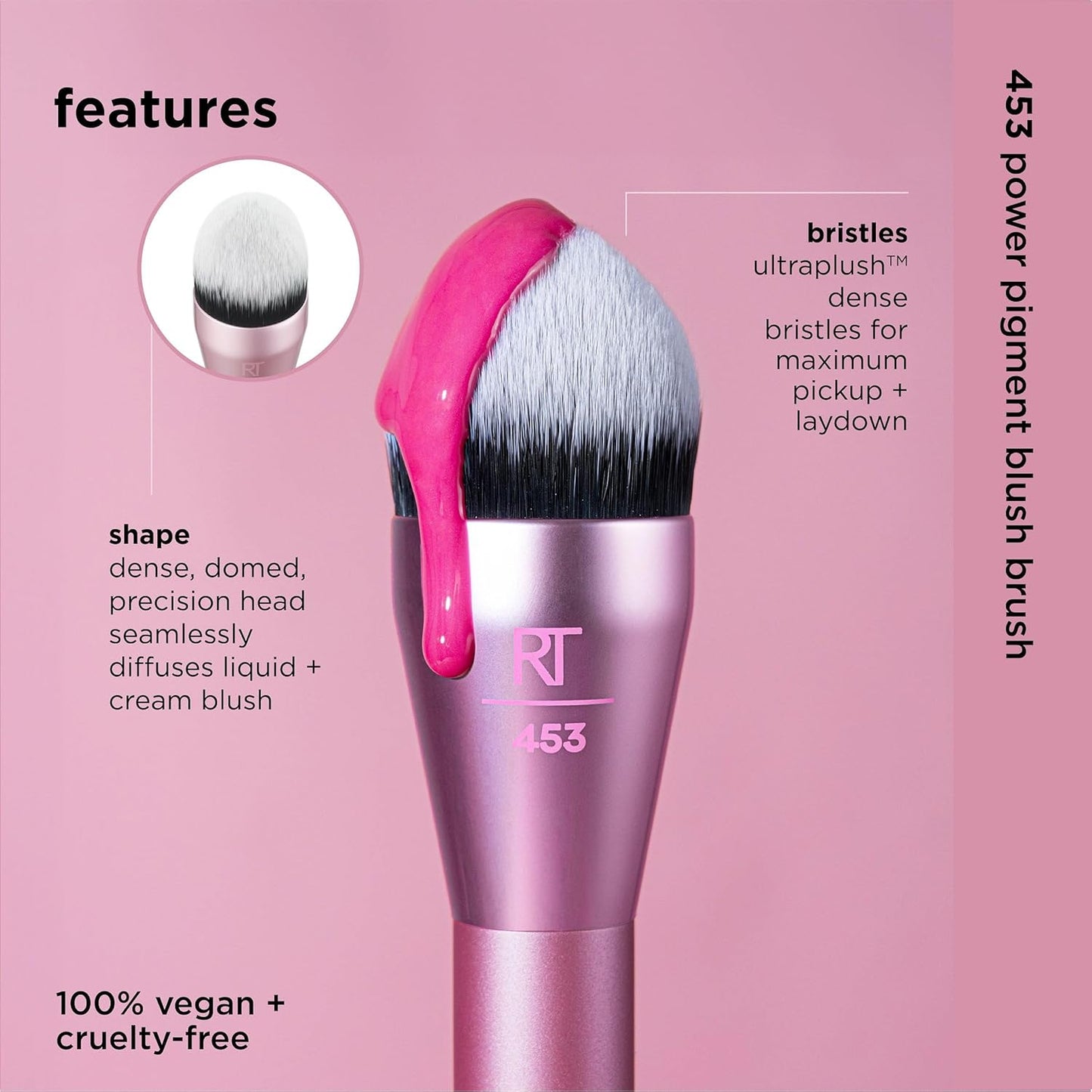 Power Pigment Blush Makeup Brush - Bajo Pedido