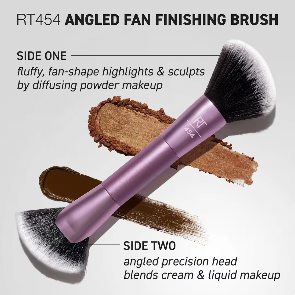 Angled Fan Finishing Dual-Ended Brush