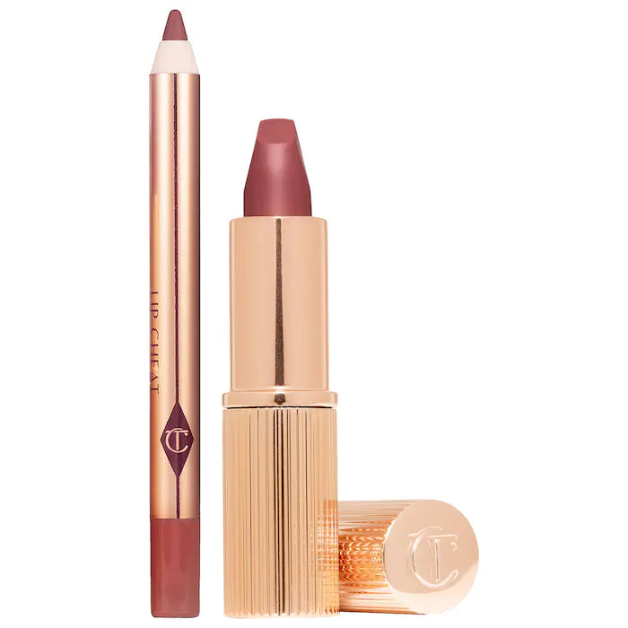 Mini Pillow Talk Lipstick & Liner Set - Bajo Pedido