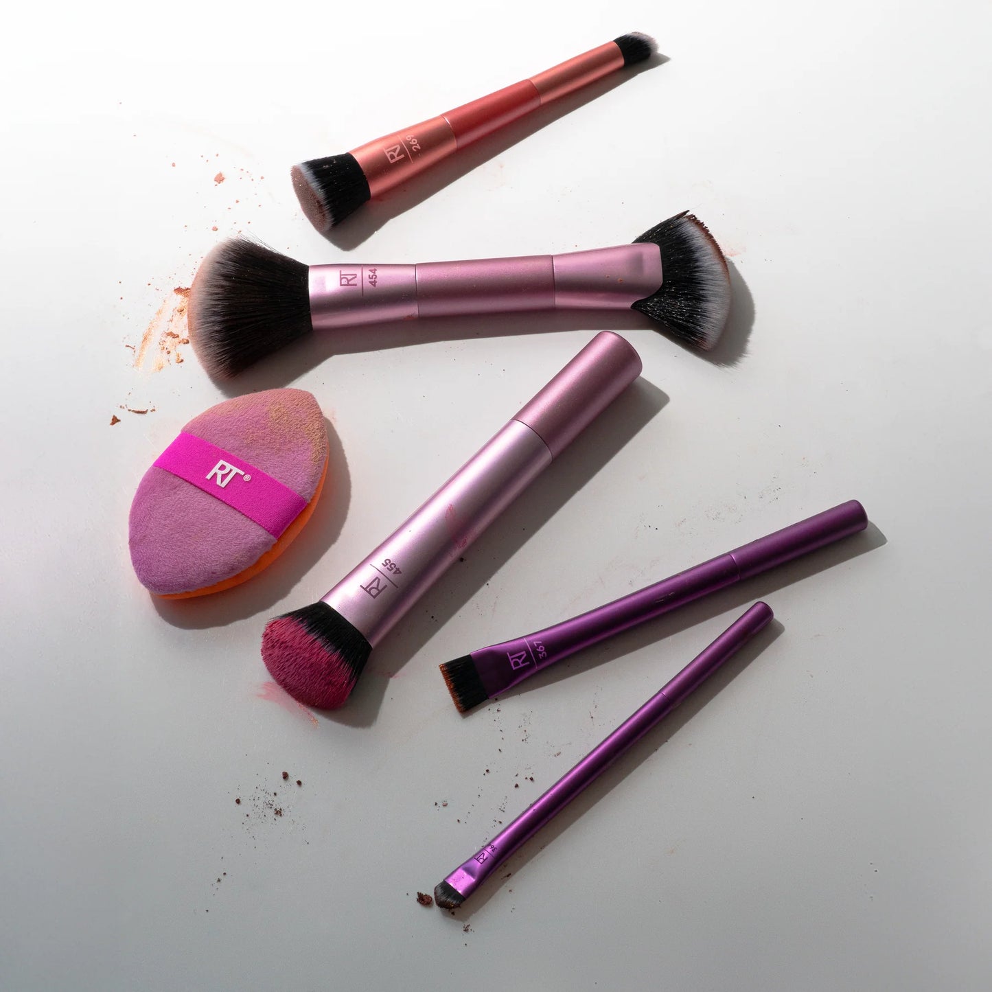 Big Blends Energy Brush + Dual-Sided Puff Set