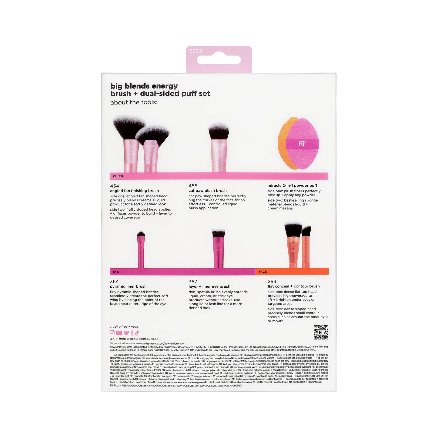 Big Blends Energy Brush + Dual-Sided Puff Set