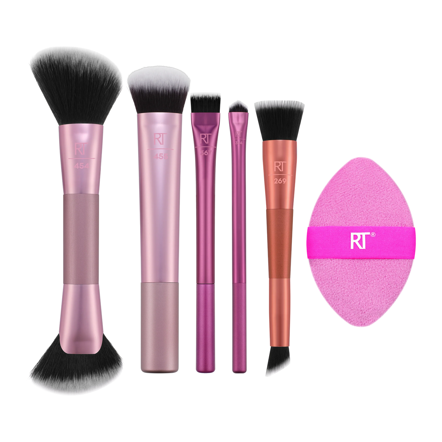 Big Blends Energy Brush + Dual-Sided Puff Set