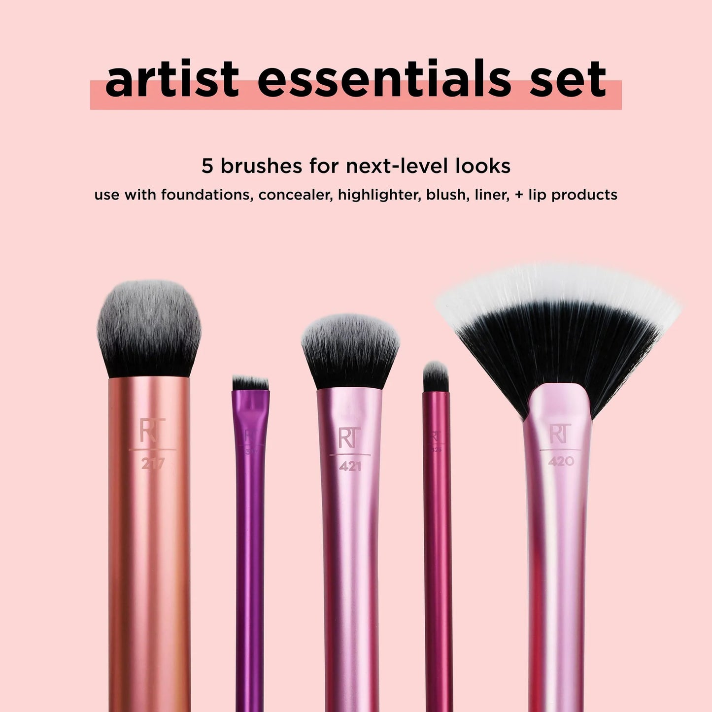 Artist Essentials Makeup Brush Set - Bajo Pedido