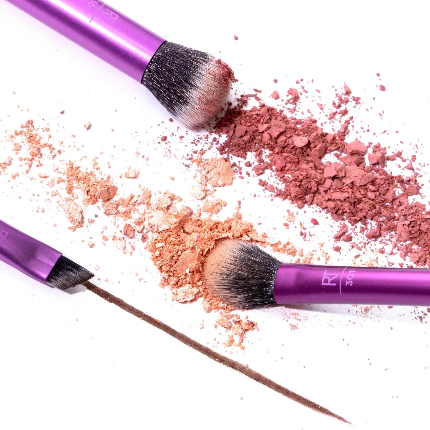Eye Shade & Blend Makeup Brush Trio - Bajo Pedido