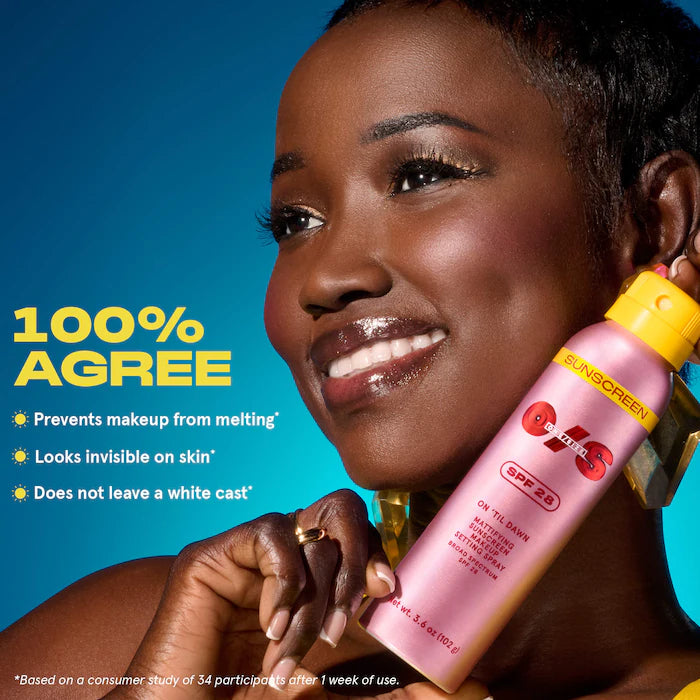 On 'Til Dawn Mattifying Sunscreen Makeup Setting Spray SPF 28 - Sephora Sale