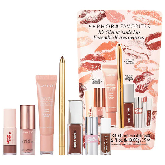 It's Giving Nude Lip Makeup Value Set - Sephora Sale