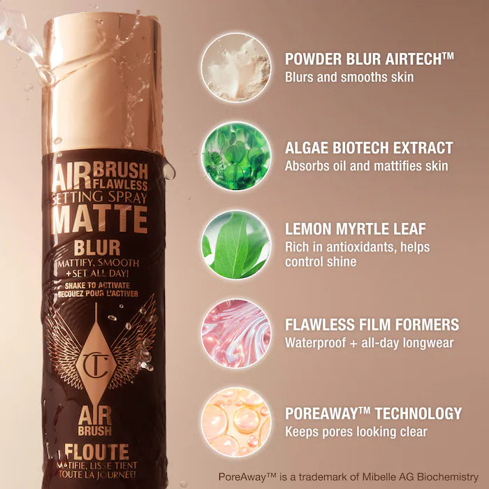 Airbrush Flawless Matte Blurring & Waterproof Setting Spray - Sephora Sale