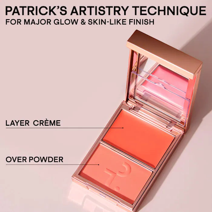 Mini Major Headlines Double-Take Crème & Powder Blush Duo - Sephora Sale