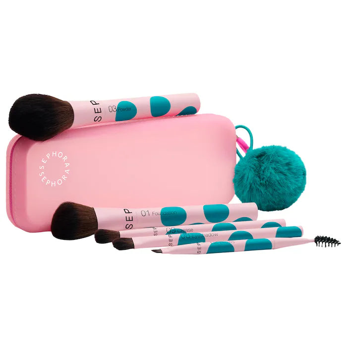 5-Piece Face and Eye Brush Set - Sephora Sale