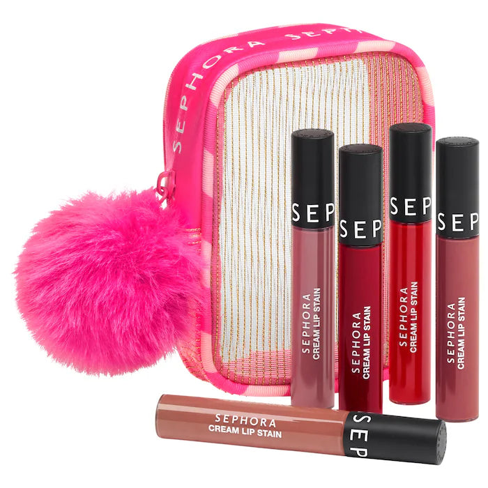 5pc Cream Lip Stain Makeup Gift Set - Sephora Sale