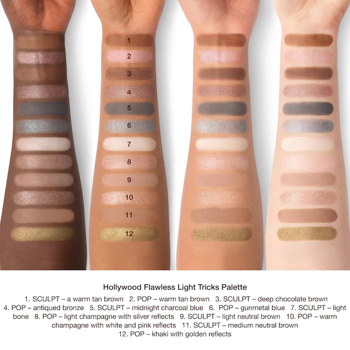 Hollywood Flawless Light Tricks Eyeshadow Palette - Bajo Pedido