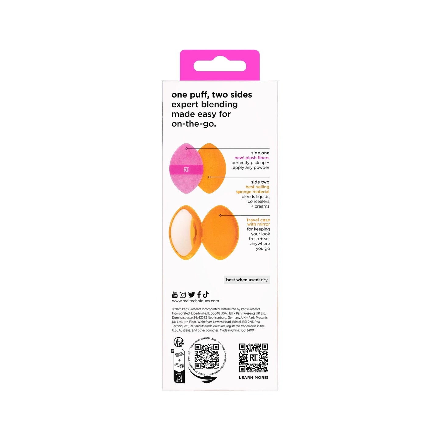 Miracle 2-In-1 Powder Puff + Travel Case - Bajo Pedido