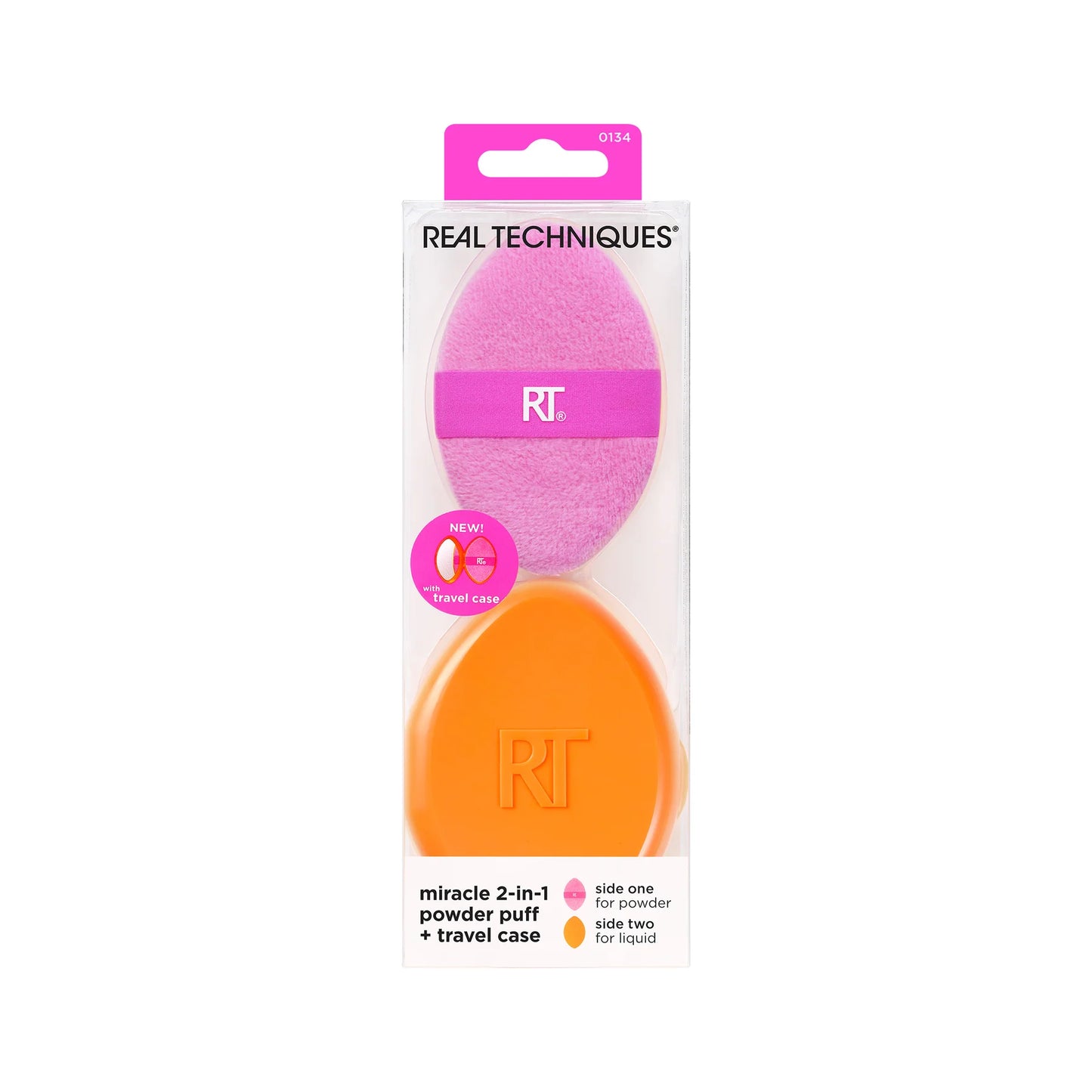 Miracle 2-In-1 Powder Puff + Travel Case - Bajo Pedido