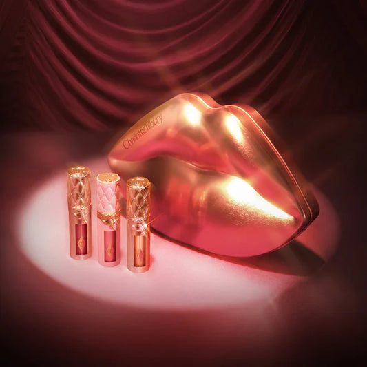 Mini Big Lip Plumpgasm Plumping Lip Gloss Trio Makeup Gift Set - Bajo Pedido