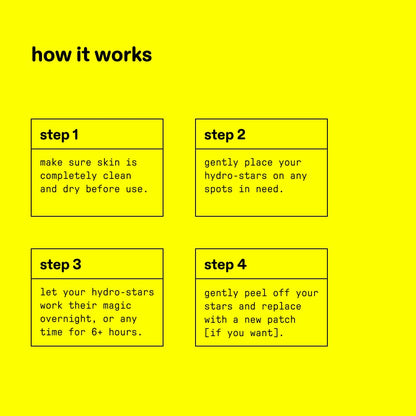 Hydro-Stars BIG PACK Hydrocolloid Pimple Patches - Bajo Pedido