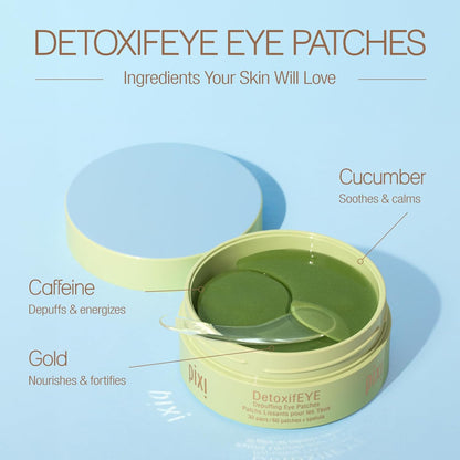DetoxifEYE Hydrating and Depuffing Eye Patches - Bajo Pedido