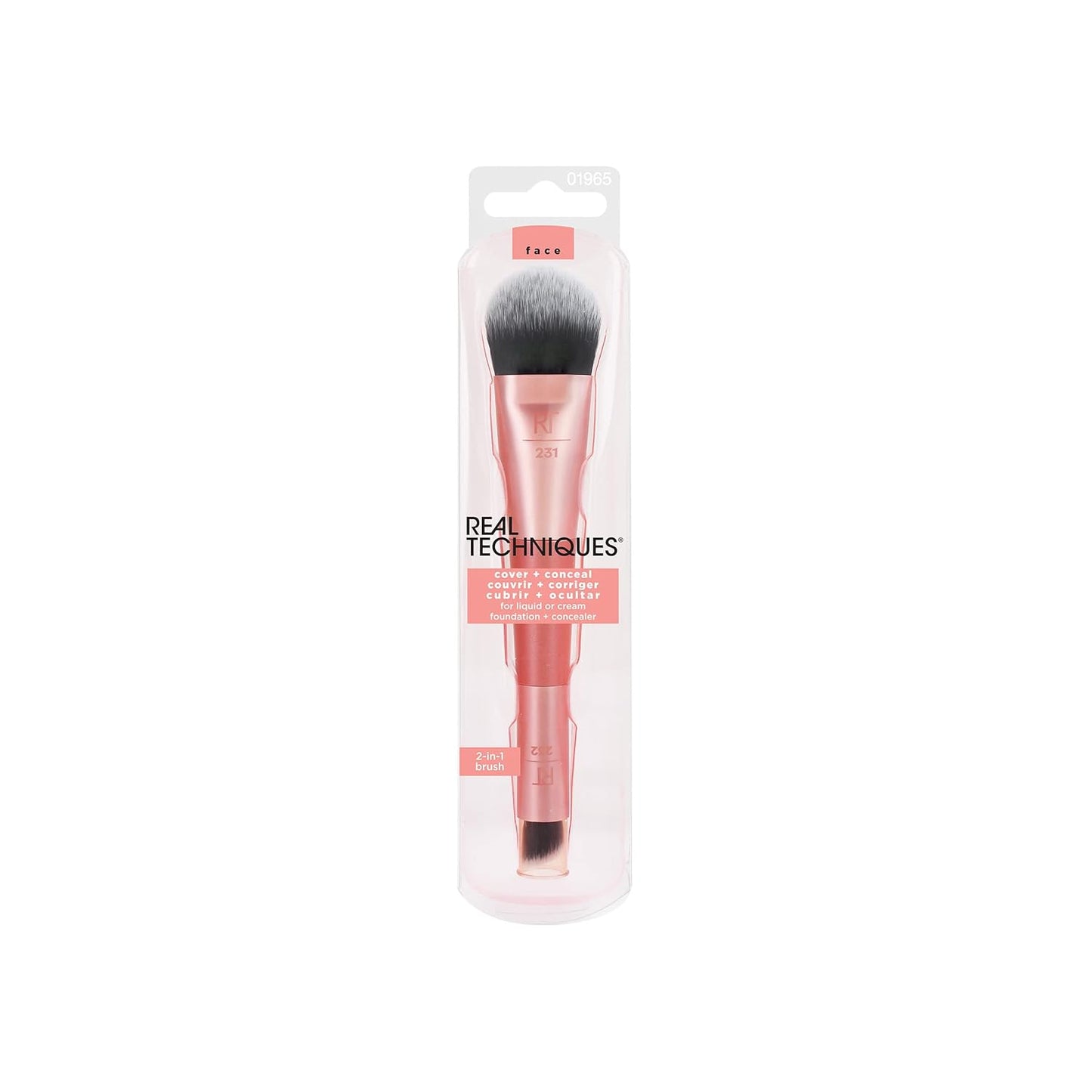 Cover And Conceal Dual Ended Makeup Brush - Bajo Pedido