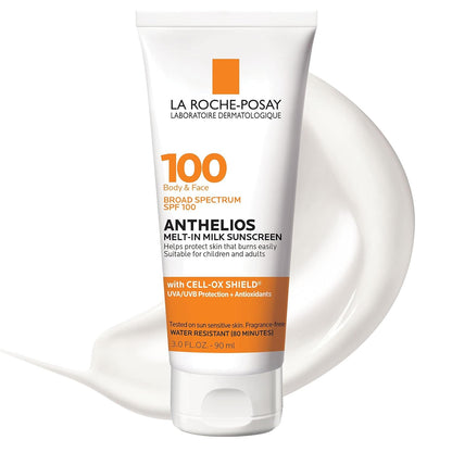 La Roche-Posay Anthelios Melt-In Milk Sunscreen SPF 100 Guatemala bloqueador protector solar de cuerpo y rostro