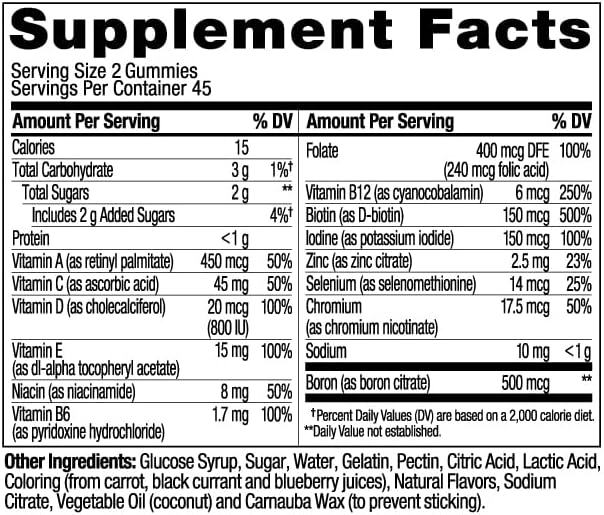 Women's Daily Multivitamin Gummies - Bajo Pedido