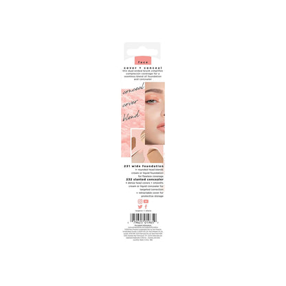 Cover And Conceal Dual Ended Makeup Brush - Bajo Pedido