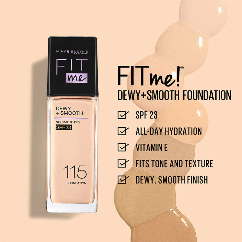 Fit Me Dewy + Smooth Liquid Foundation - Bajo Pedido