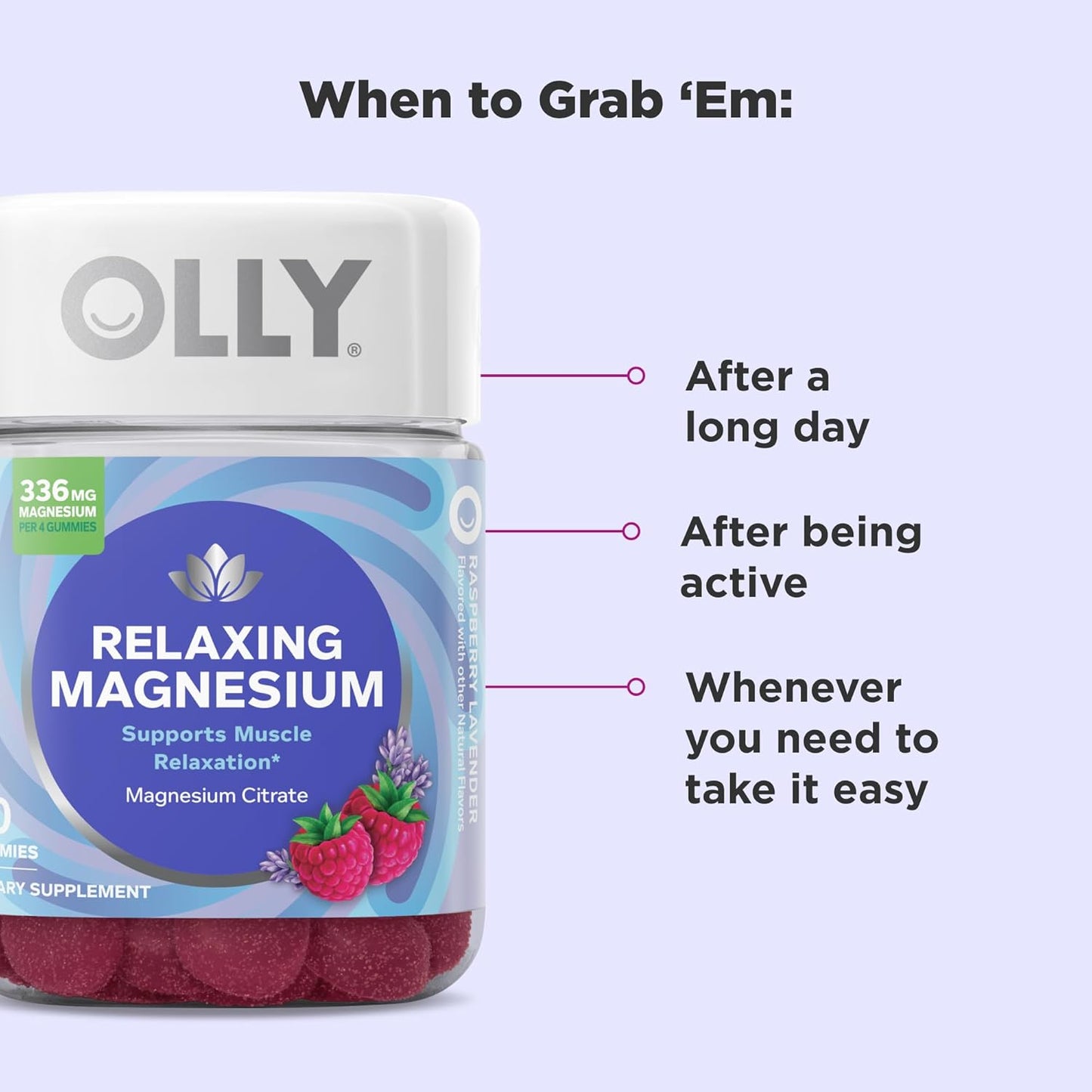 Relaxing Magnesium Gummies - Bajo Pedido