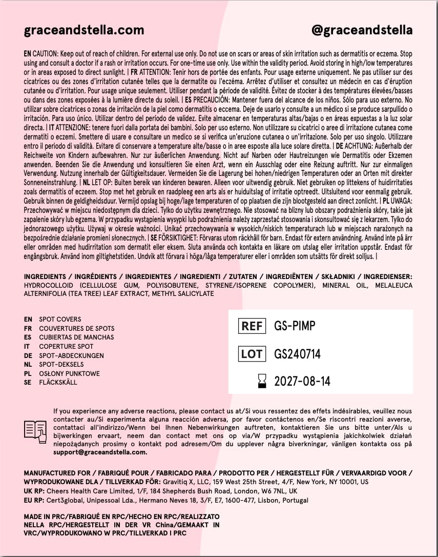 Hydrocolloid Clear Pimple Patches - Bajo Pedido