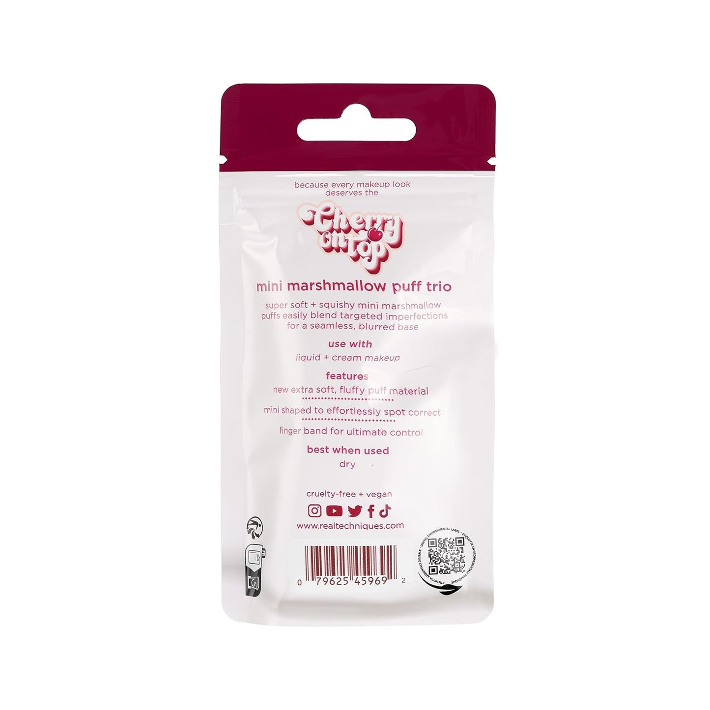 Cherry On Top Mini Marshmallow Puff Trio - Bajo Pedido