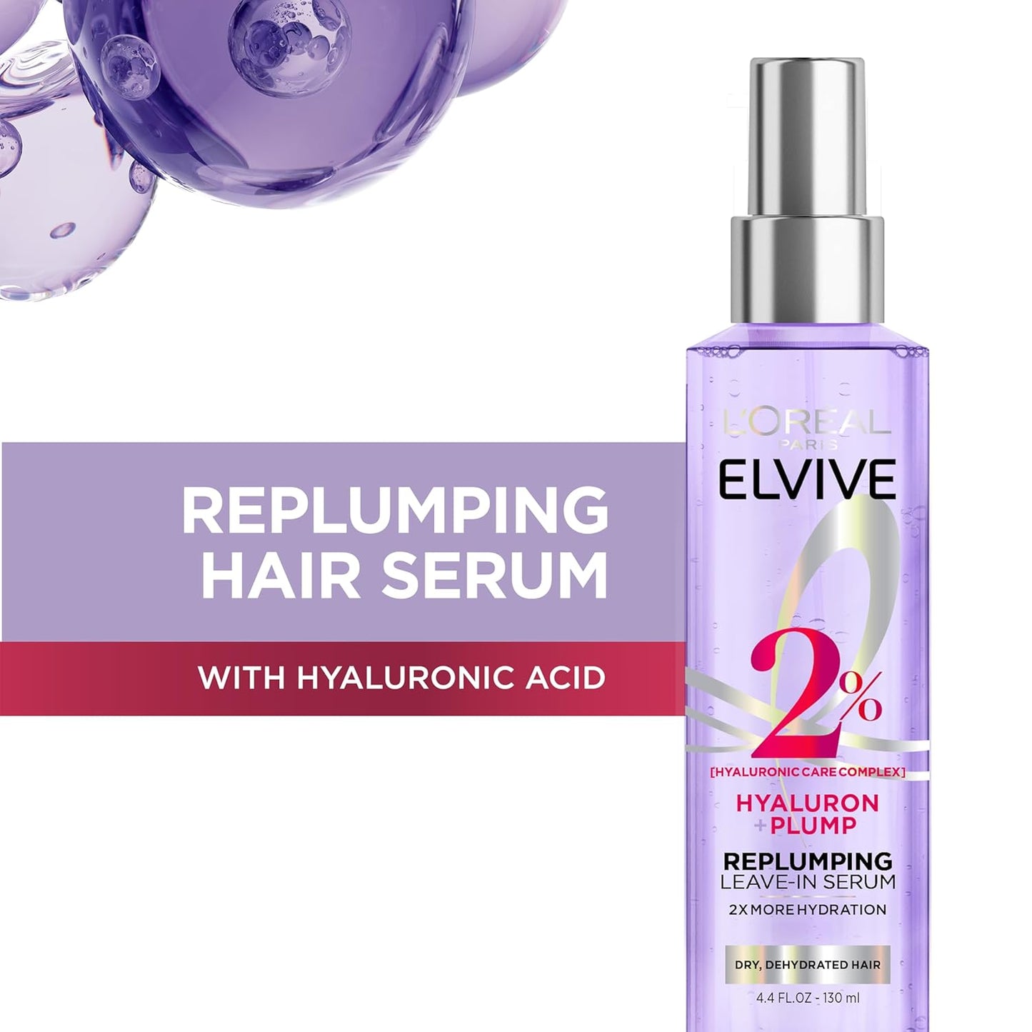 Elvive Hyaluron Plump Moisture Plump Hair Serum - Bajo Pedido