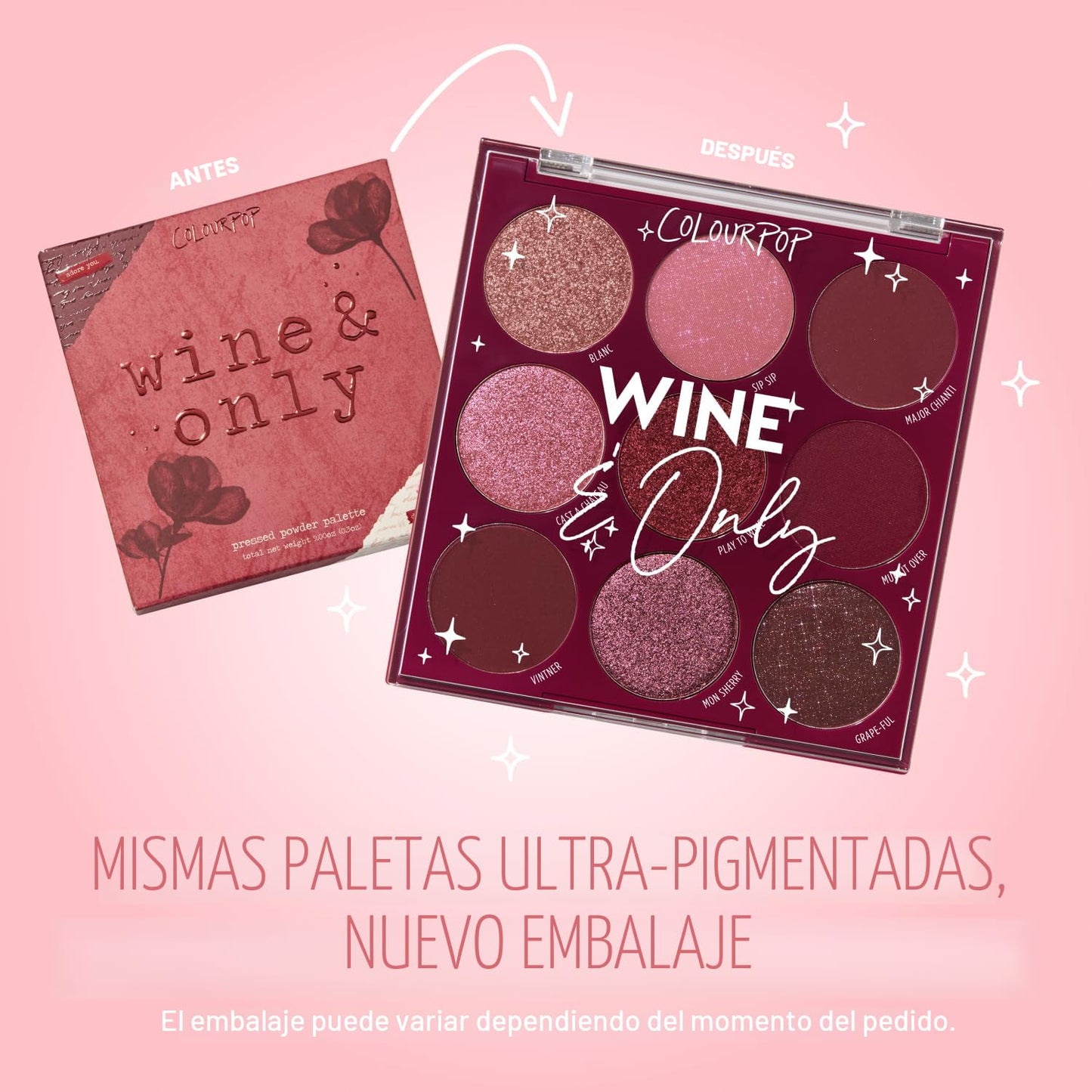 Wine and Only Eyeshadow Palette - Bajo Pedido