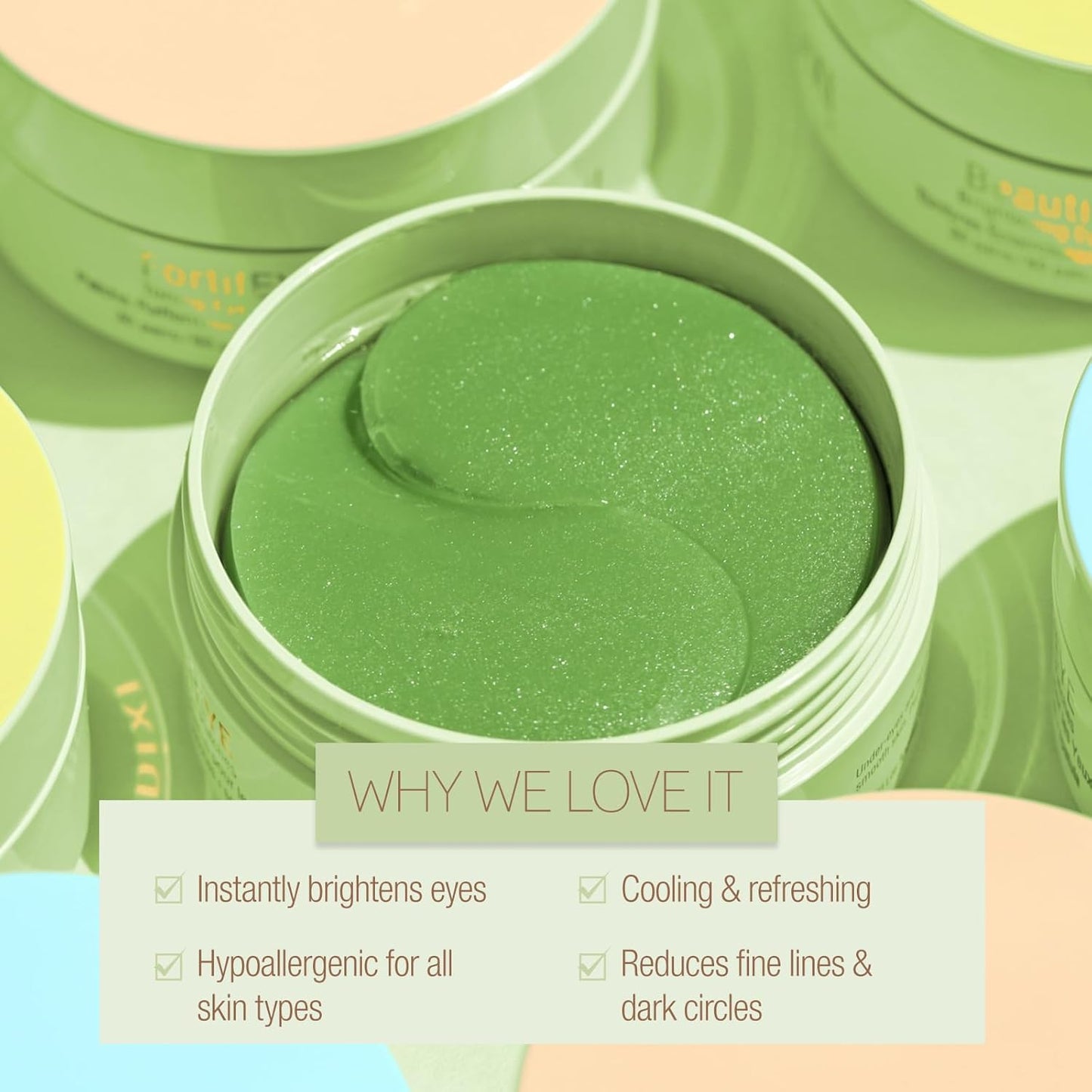 BeautifEYE Brightening Eye Patches with Vitamin C - Bajo Pedido