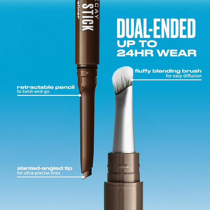 24/7 Liquid Stick Retractable Waterproof Eyeliner + Brush - Bajo Pedido