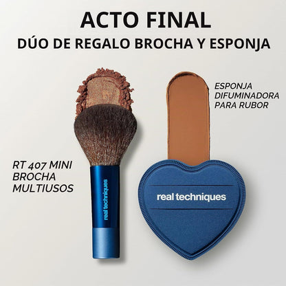 Finishing Act Brush & Puff Gift Duo - Bajo Pedido
