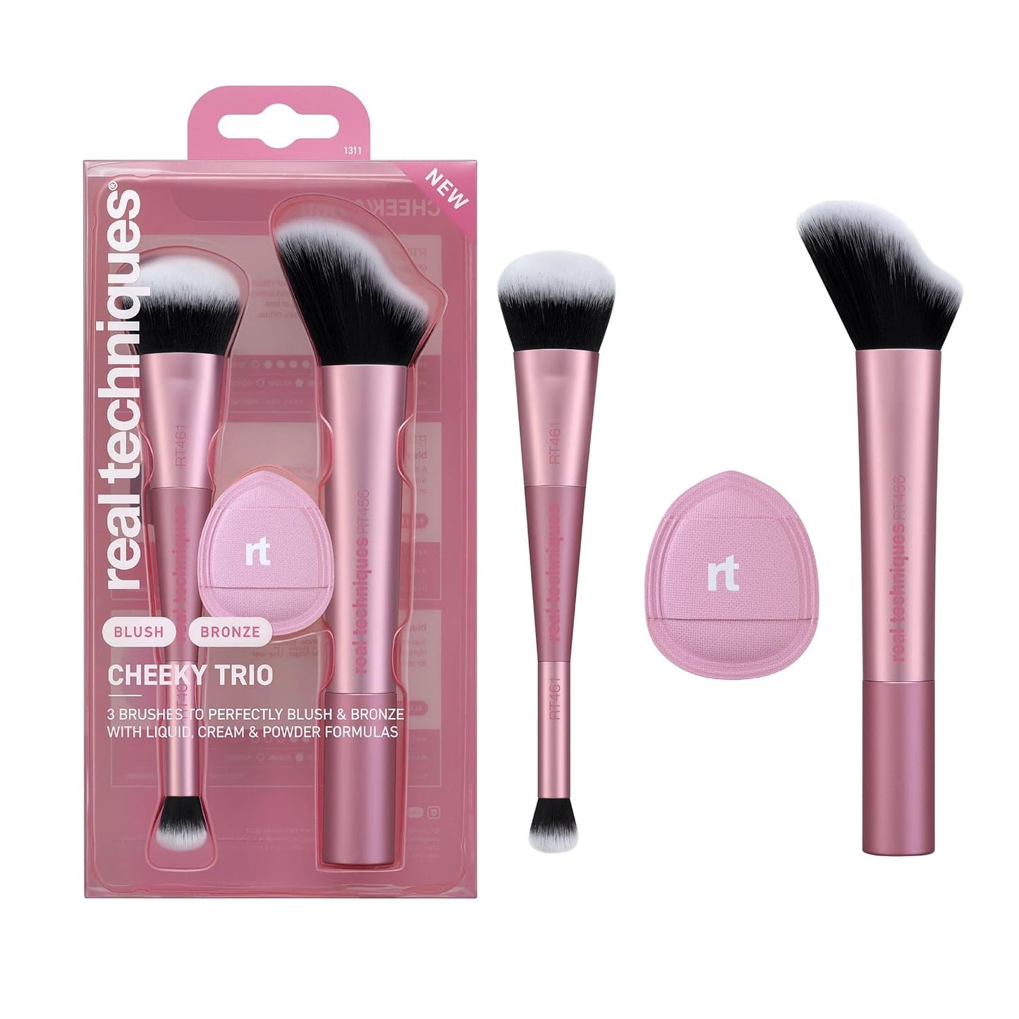 Cheeky Trio Makeup Brush Set - Bajo Pedido