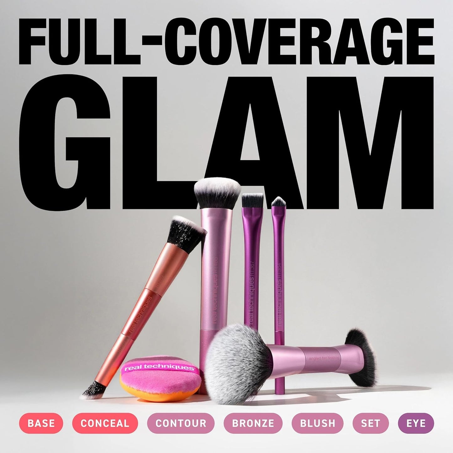 Big Blends Energy Brush + Dual-Sided Puff Set - Bajo Pedido