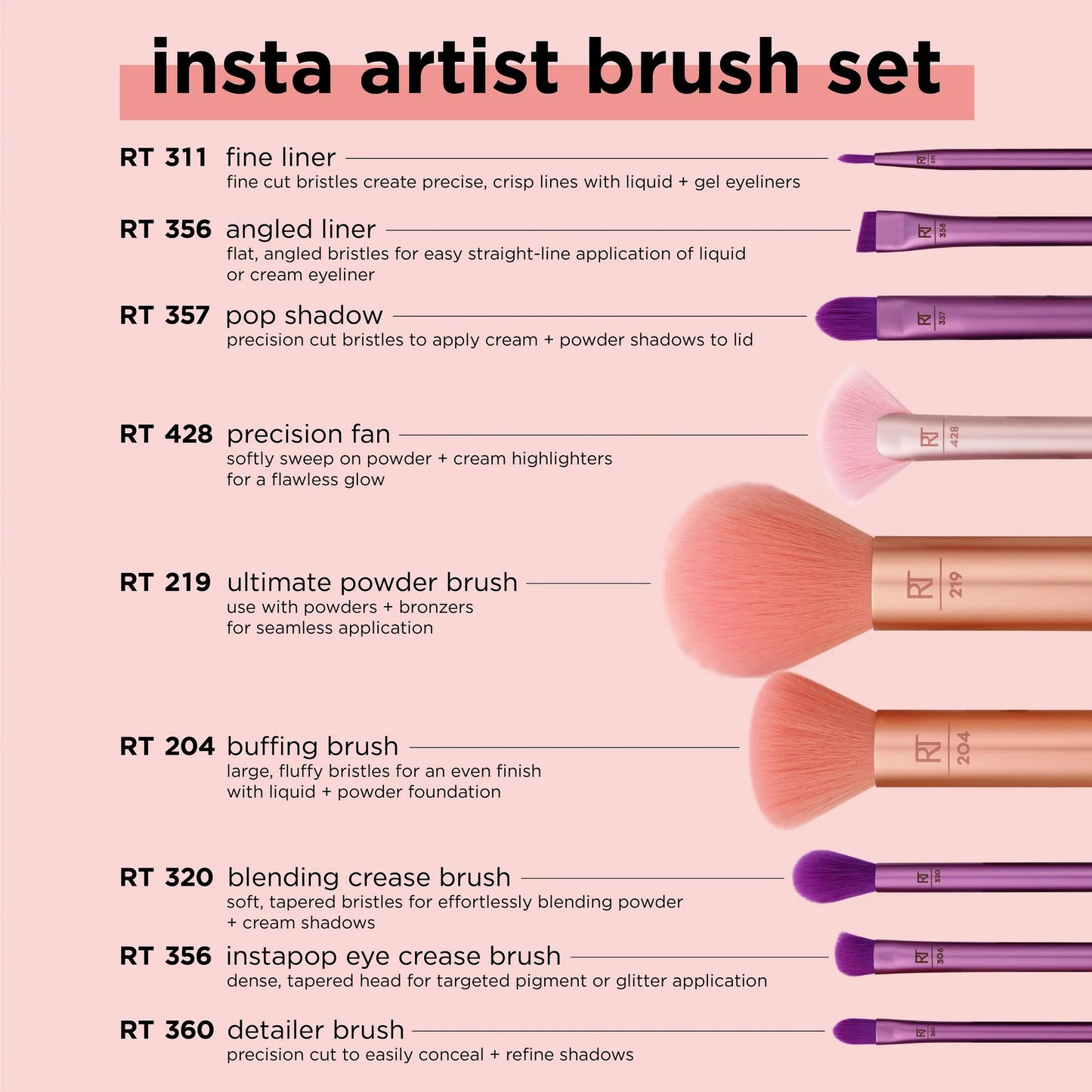 Insta Artist Brush Set - Bajo Pedido