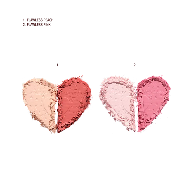 Pillow Talk Beauty Soulmates Airbrush Flawless Finish Brightening and Blush Powder Palette - Bajo Pedido