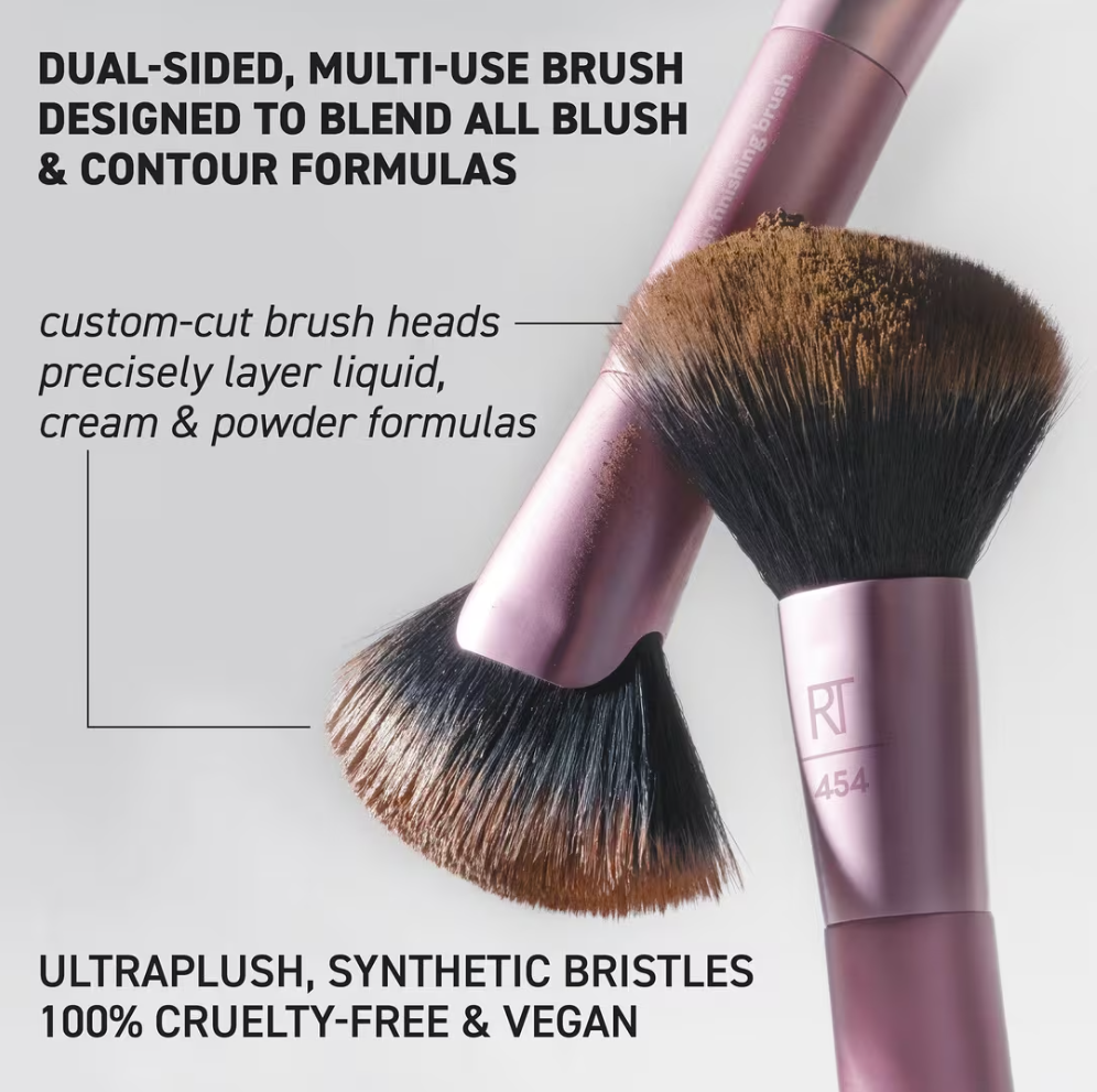 Angled Fan Finishing Dual-Ended Brush