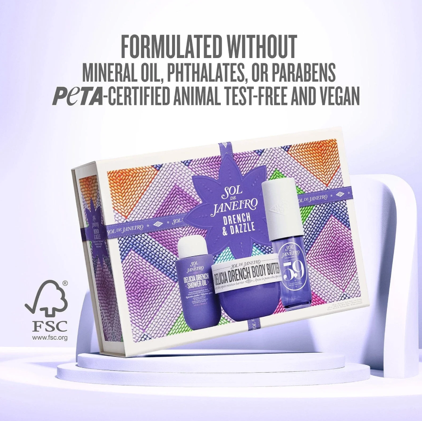 Drench & Dazzle Delícia Drench™ Body Routine Gift Set - Bajo Pedido