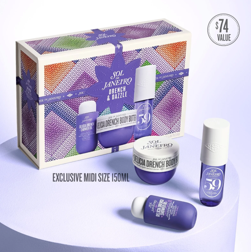Drench & Dazzle Delícia Drench™ Body Routine Gift Set - Bajo Pedido