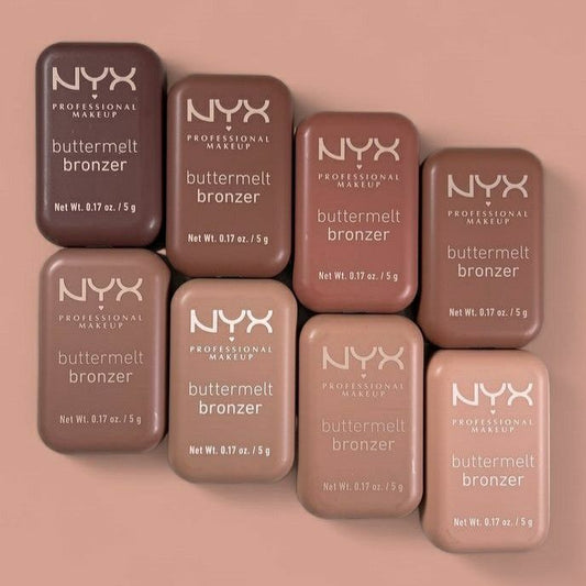 NYX Buttermelt Bronzer Guatemala bronceador y contorno en polvo compacto