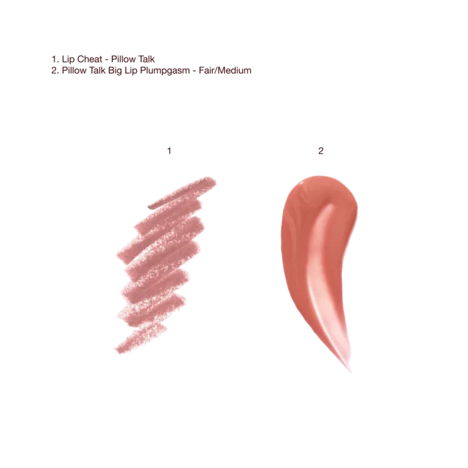 Mini Pillow Talk Plumpgasm Lip Liner and Lip Gloss Set - Bajo Pedido