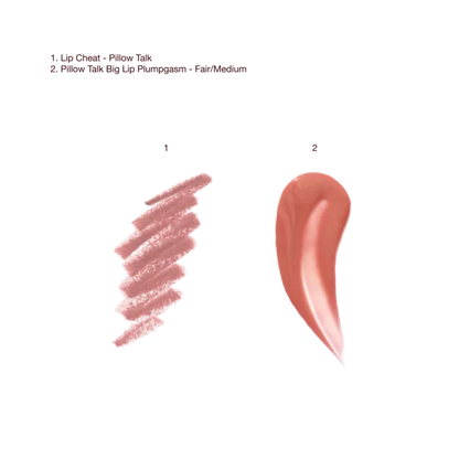 Mini Pillow Talk Plumpgasm Lip Liner and Lip Gloss Set - Bajo Pedido