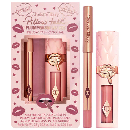 Mini Pillow Talk Plumpgasm Lip Liner and Lip Gloss Set - Bajo Pedido