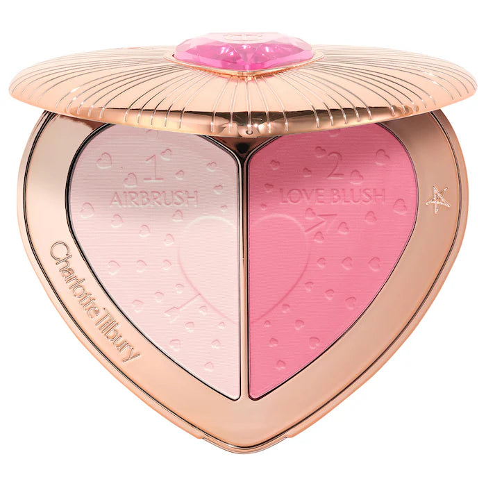 Pillow Talk Beauty Soulmates Airbrush Flawless Finish Brightening and Blush Powder Palette - Bajo Pedido